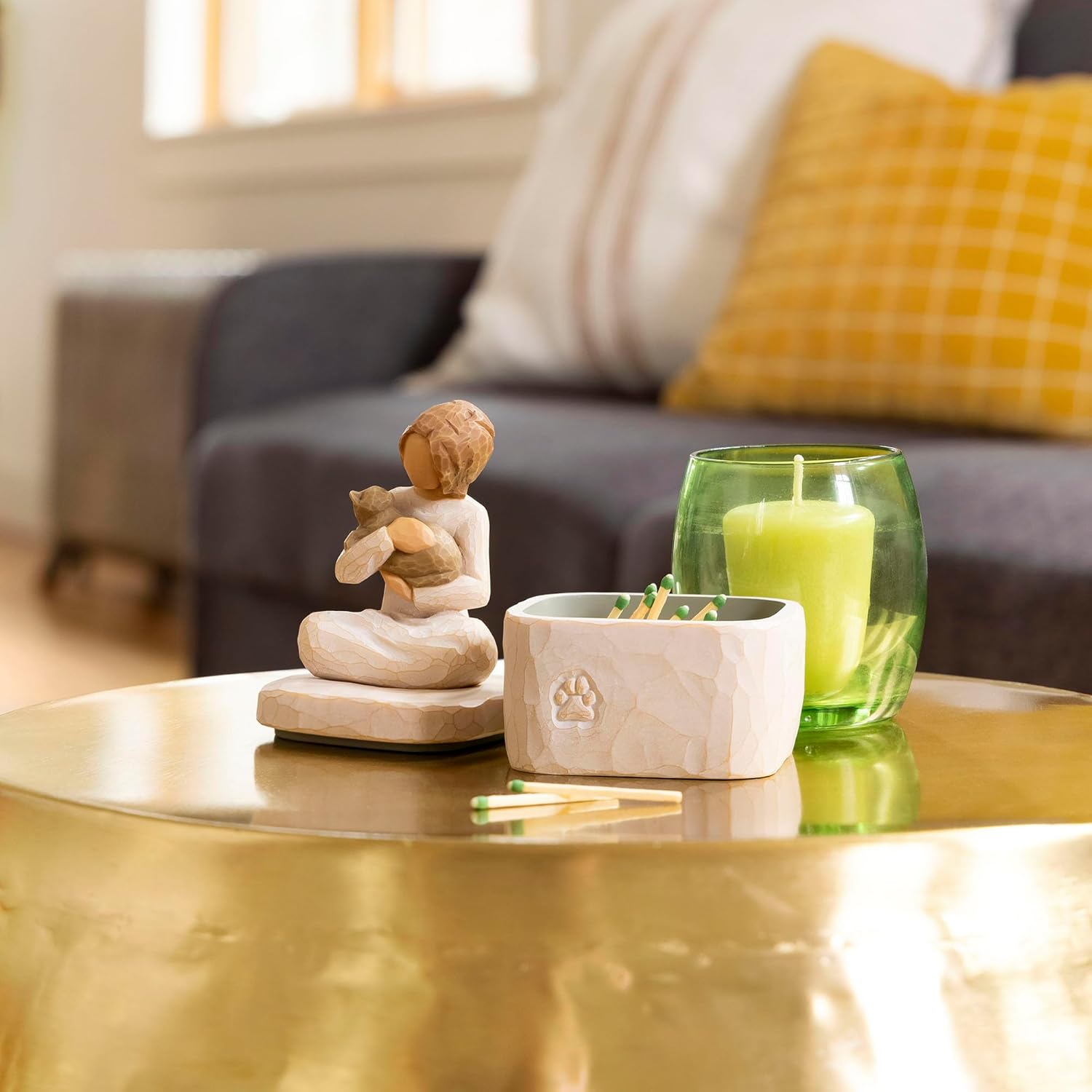 Willow Tree Kindness (女の子) 記念品ボックス 彫刻 手描き 記念品